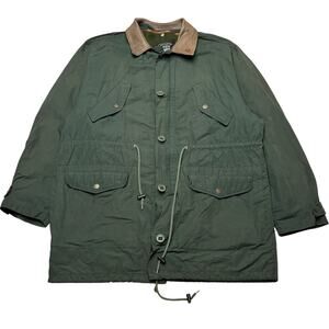 Vintage Avirex Officers O'Coat Field Jacket Lined Parka Men's Medium Utility